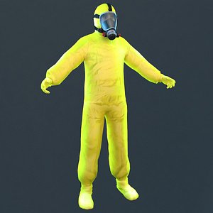 hazmat worker 3D