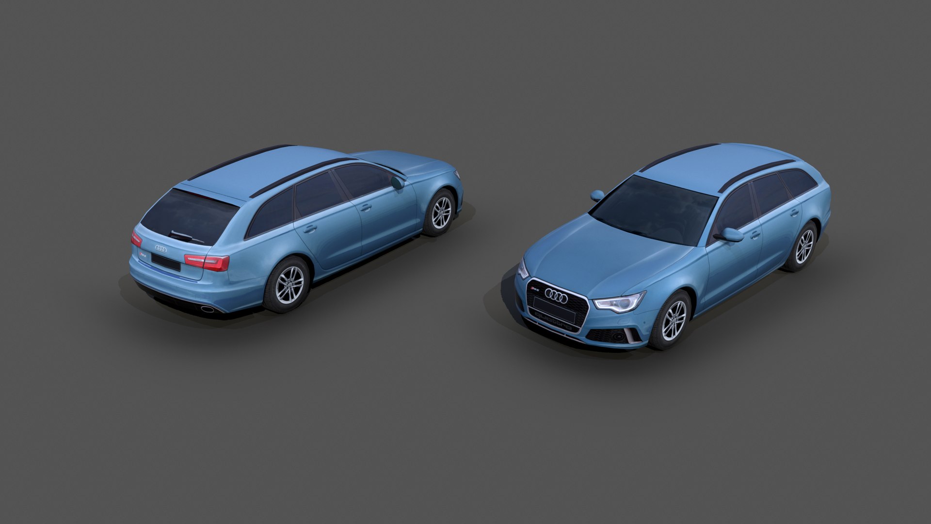 Audi RS 6 2013 station wagon 3D model - TurboSquid 1735863