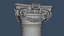 roman baroque collumn 3D model