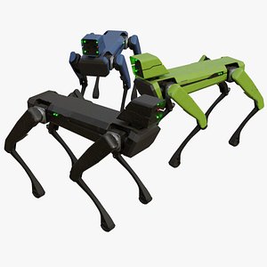 Robot Dog 1B 3D model