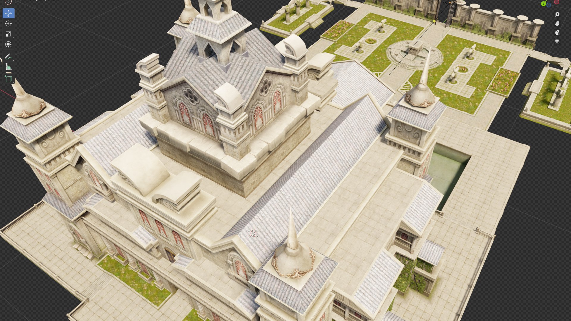 3D medieval castle building architercture model - TurboSquid 2175950