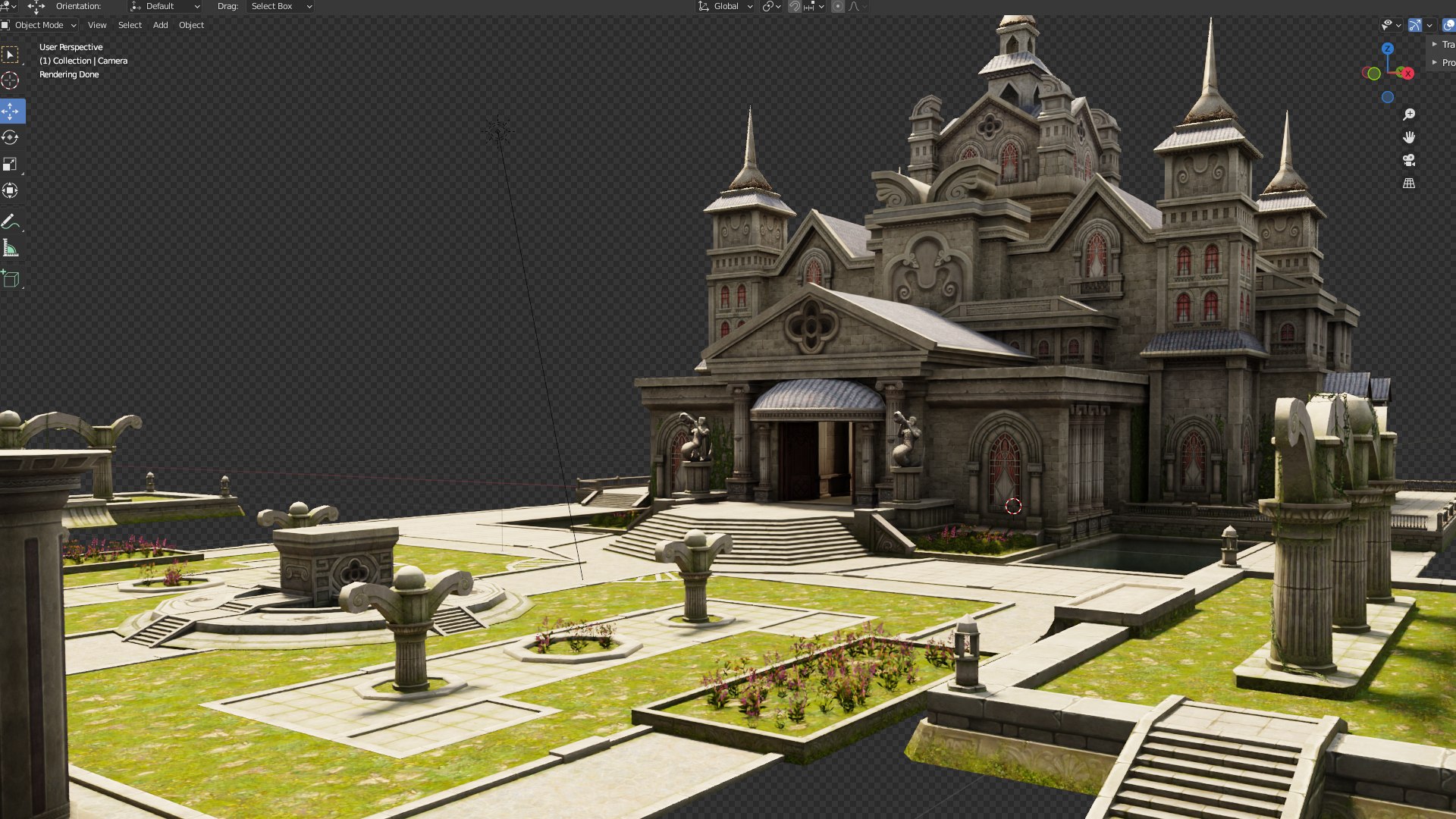 3D Medieval Castle Building Architercture Model - TurboSquid 2175950