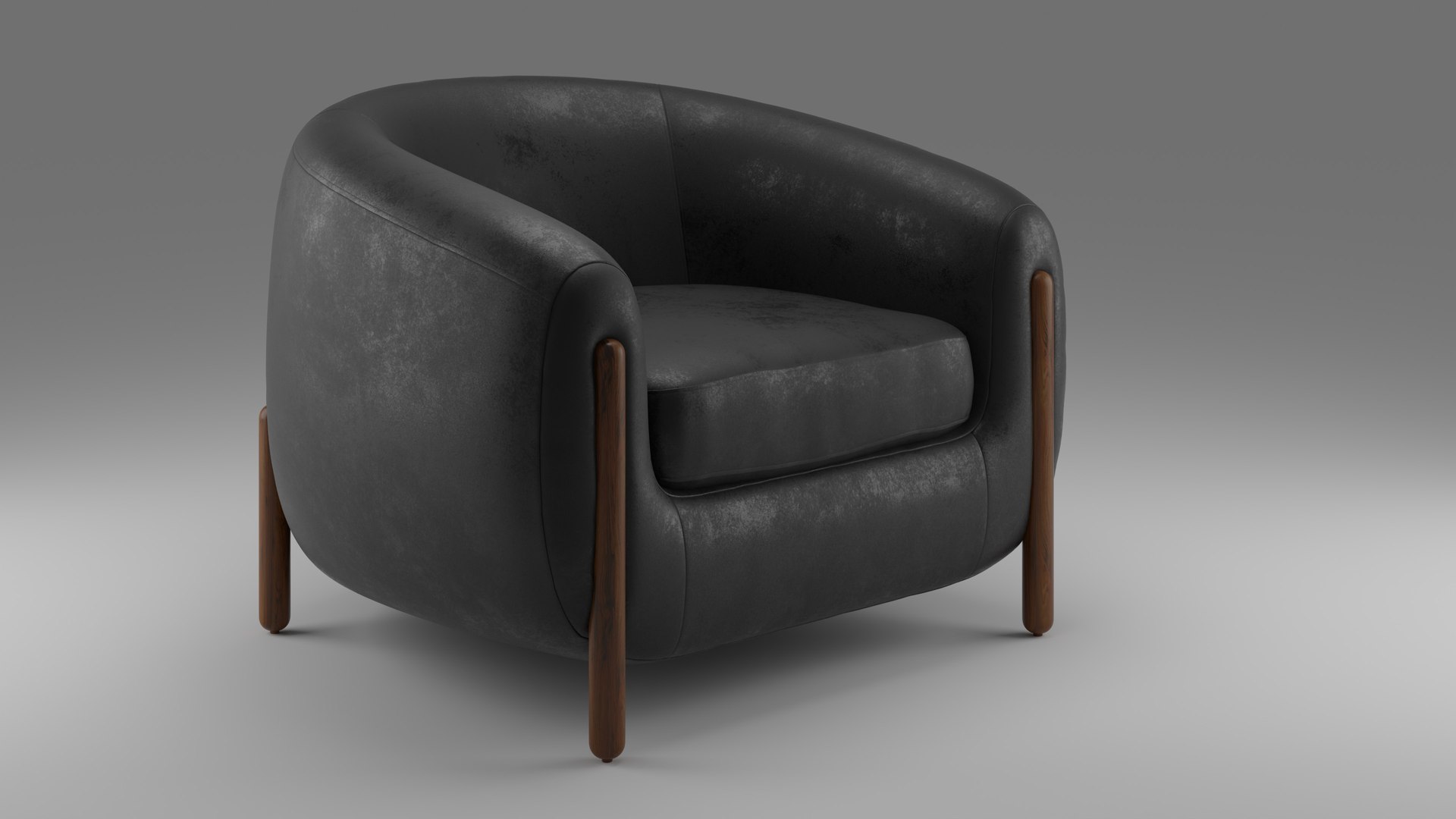 3D Four Hands Lyla Barrel Chair - TurboSquid 2152039