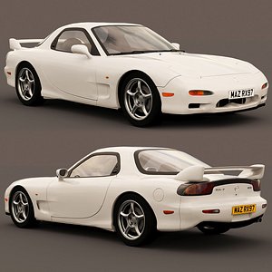 mazda rx7 1997 3D
