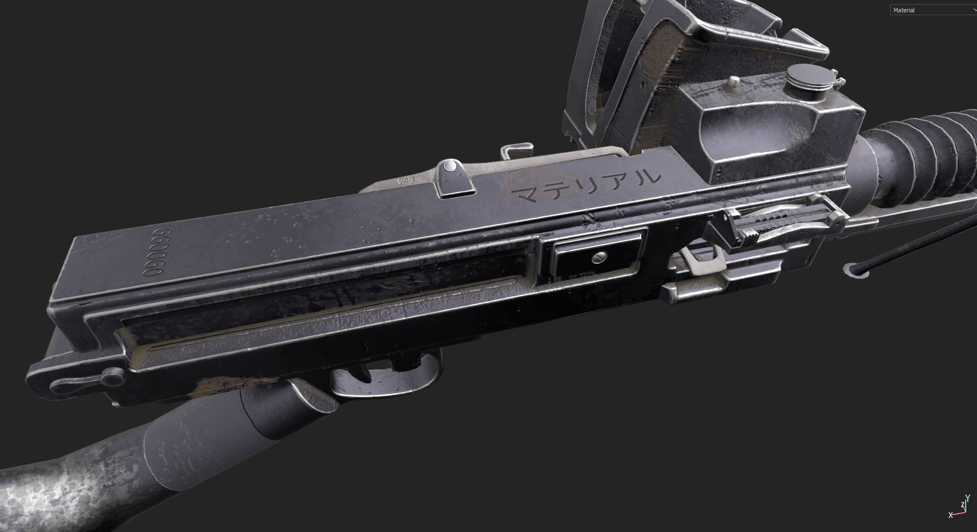 3D Type 11 Japanese Light Machine Gun Model - TurboSquid 1900188