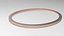 one row paved bracelet