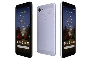 Google Pixel 3a All Colors Low Poly model