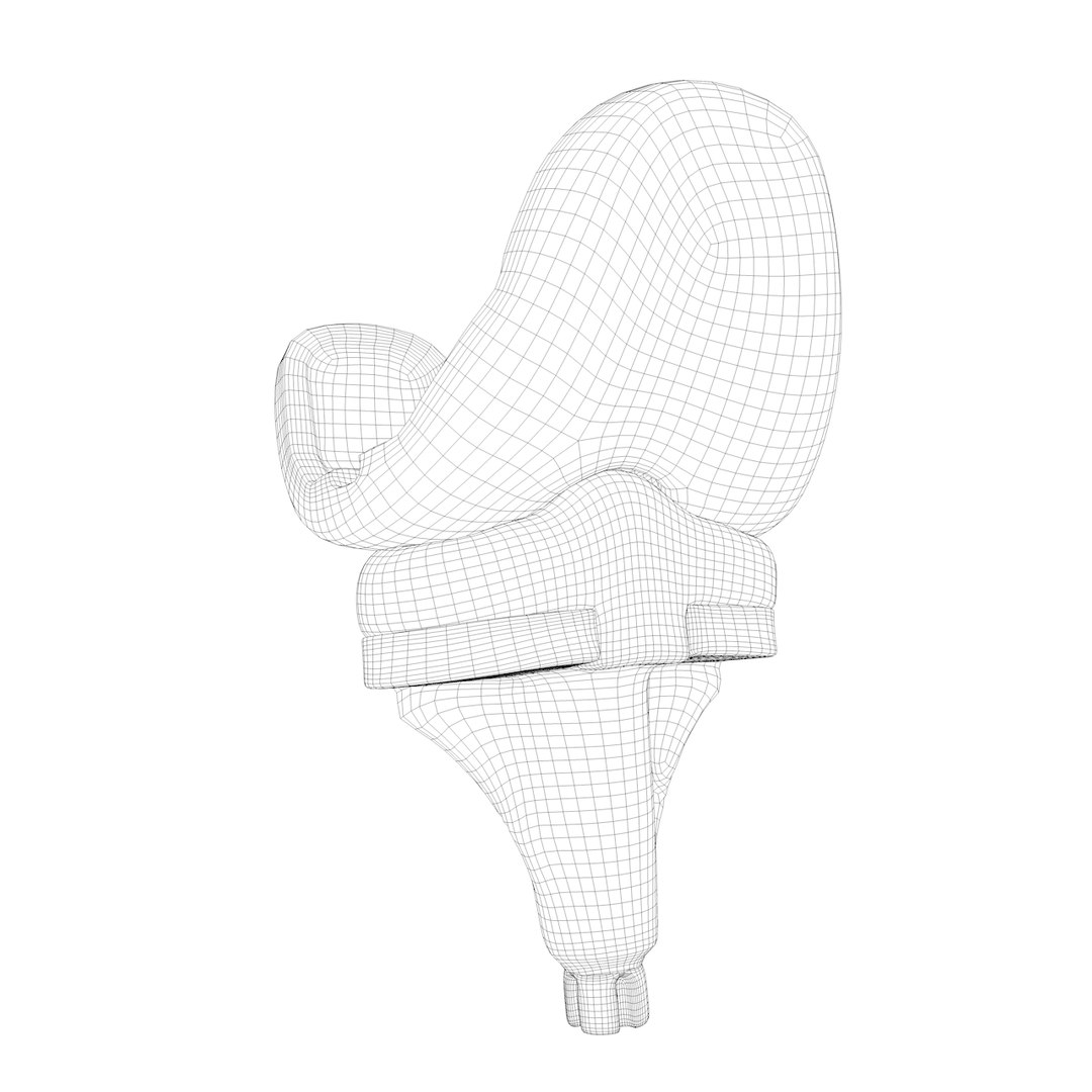 Knee replacement 3D model - TurboSquid 1516939