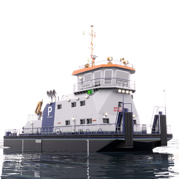 modèle 3D de Bateau pousseur 28m TurboSquid 1785815