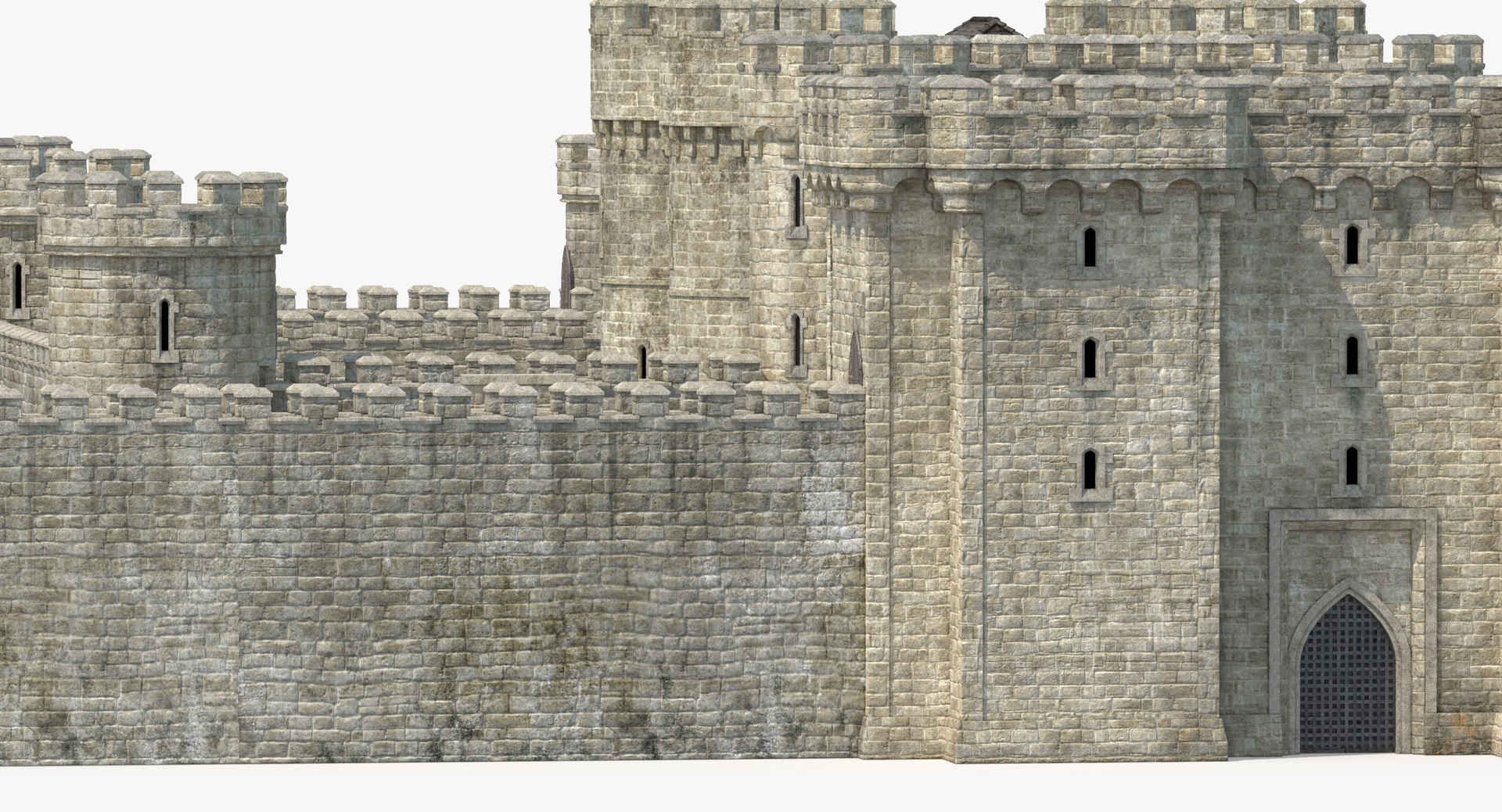 castle generic 3d max