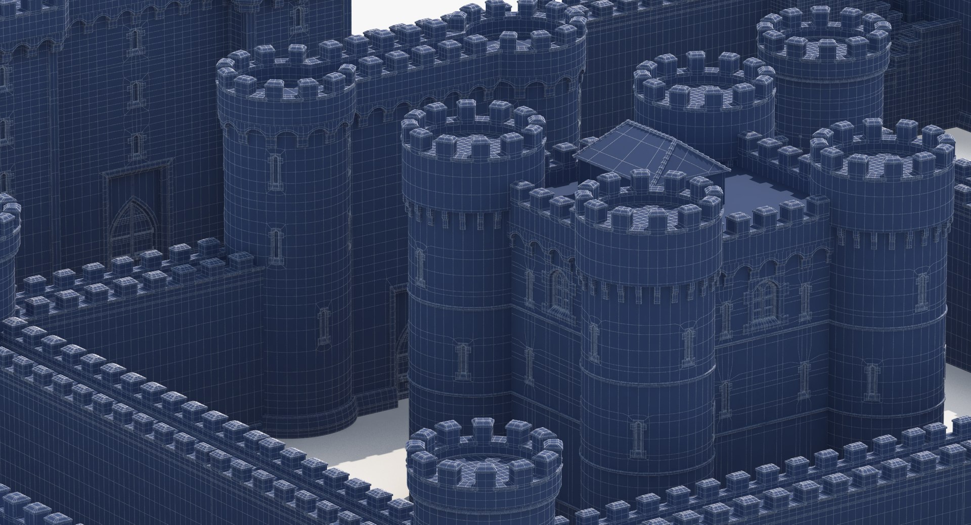 castle generic 3d max
