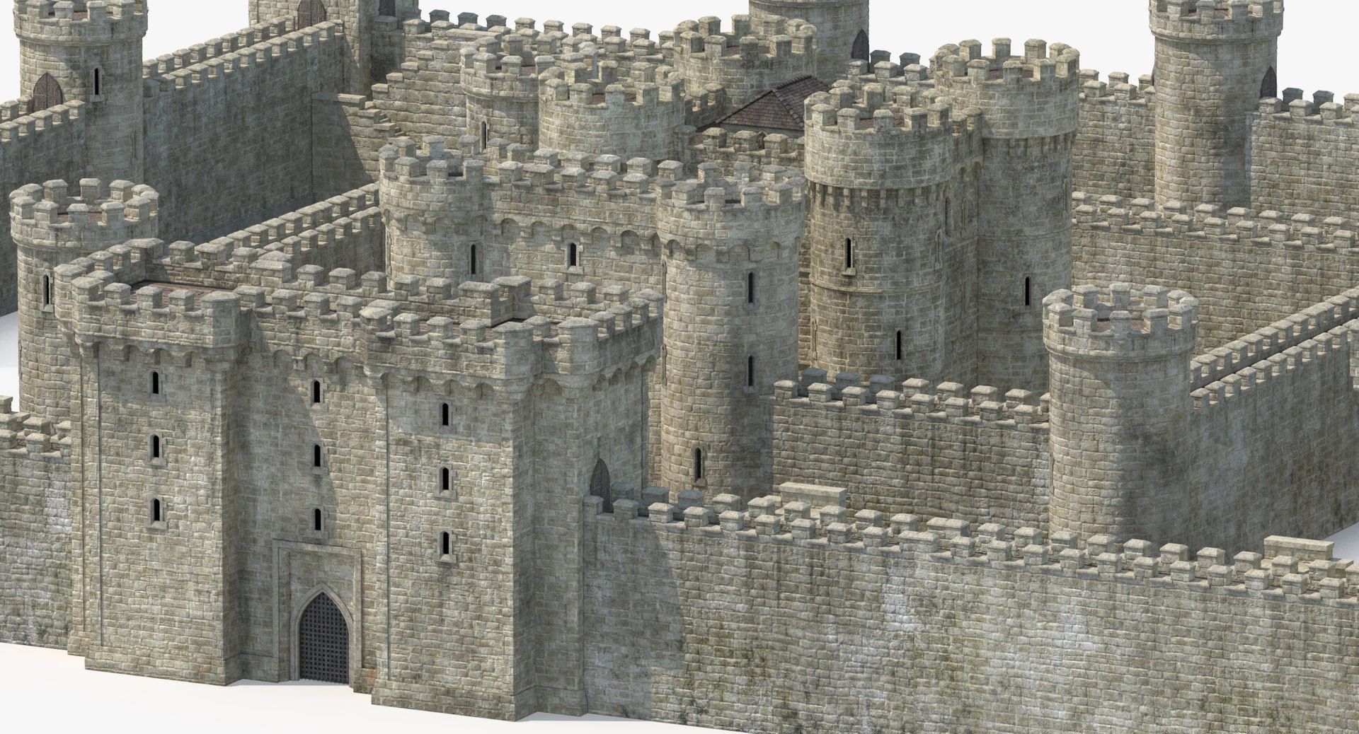 castle generic 3d max