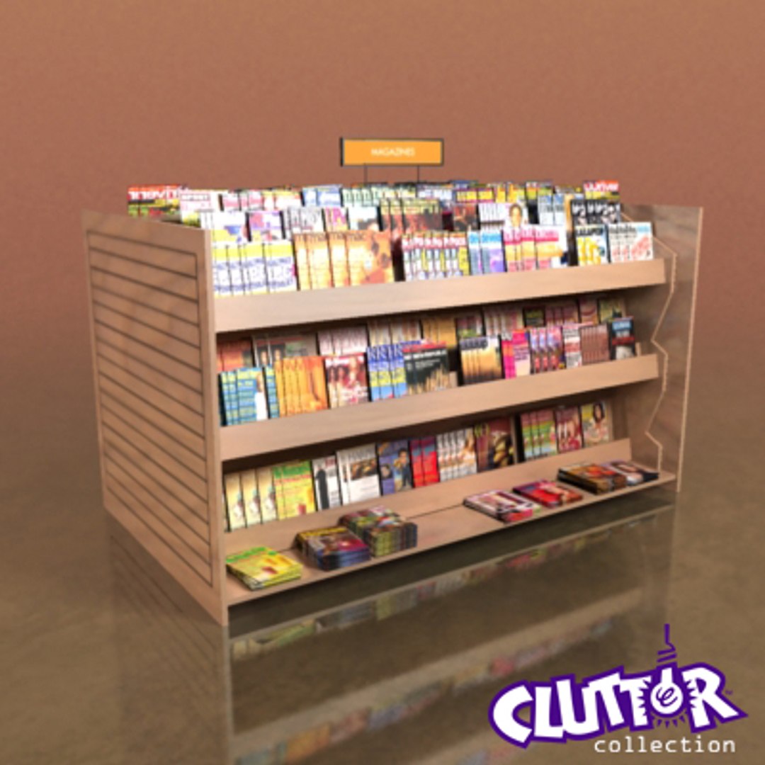 Magazine Rack 3d Max