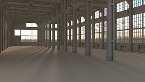 factory warehouse obj