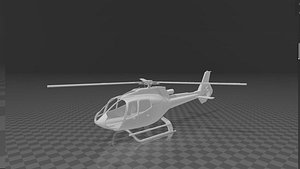 3D Helicoptero h130 model