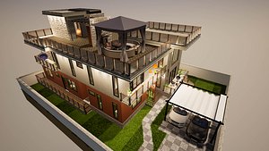 Mansion Interior And Exterior
