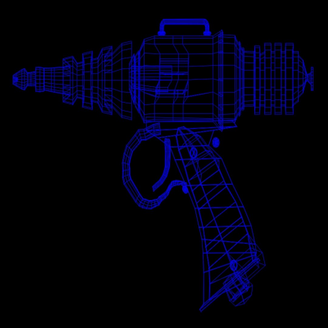 Laser Gun Model - TurboSquid 1598252