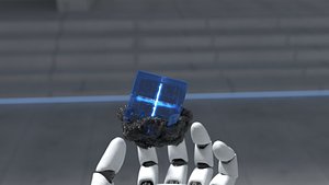 3D model A short film of a technological chip scene created by C4D