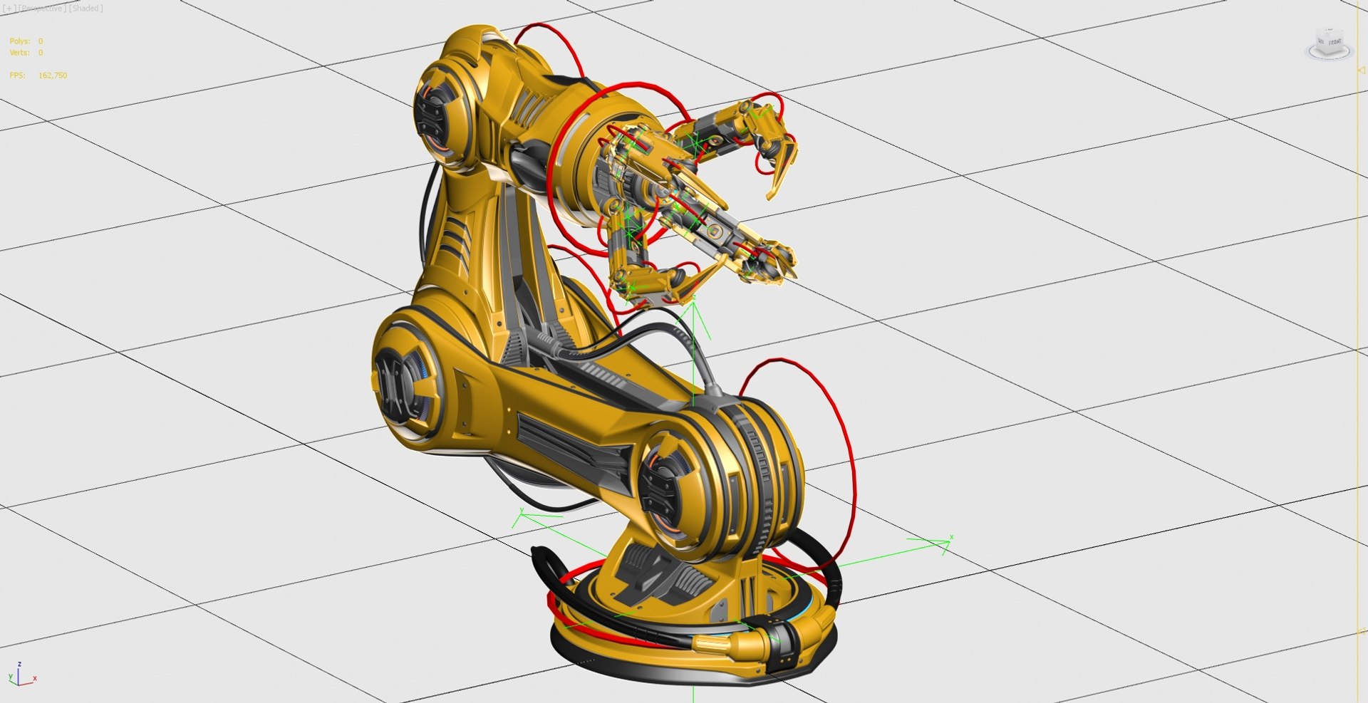 3D Model Robot Arm 6 - Rigged - TurboSquid 2340379