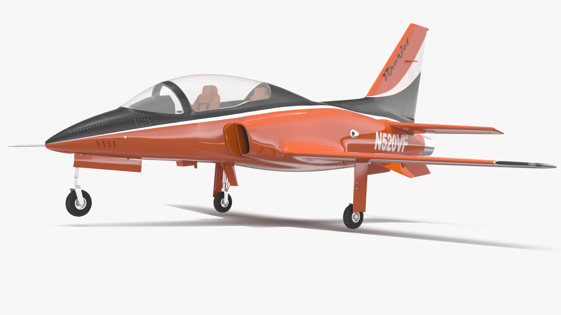 Single-Engine Sport Aircraft ViperJet 3D model preview