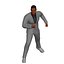 Adult Man Light Grey Suit