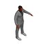 Adult Man Light Grey Suit