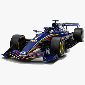 3D Formula 1 2026 Showcar F1 Race Car Concept