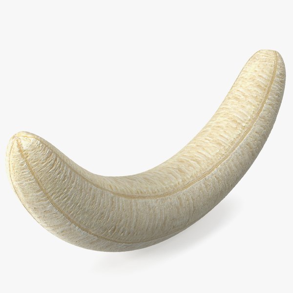 3D Banana Without Peel