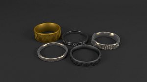 rings 3d model