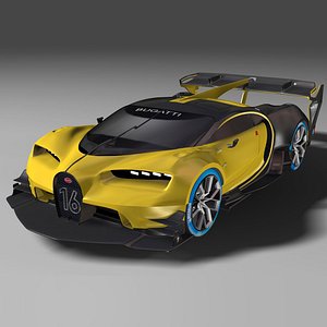 bugatti turismo vision 3D model