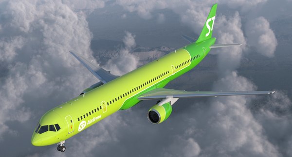 Mc 21 s7 airlines model - TurboSquid 1394270
