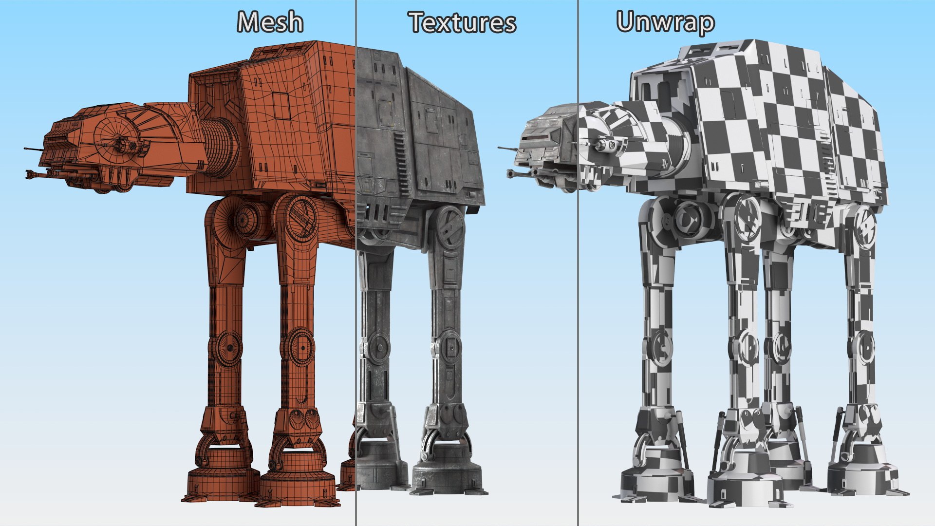3D Star Wars AT AT Light model https://p.turbosquid.com/ts-thumb/wZ/ICX2fF/tW/starwarsatatlightc4dmodel017/jpg/1692308541/1920x1080/fit_q87/989871ee178a7fd7a43a2211f463f028b60c61cf/starwarsatatlightc4dmodel017.jpg