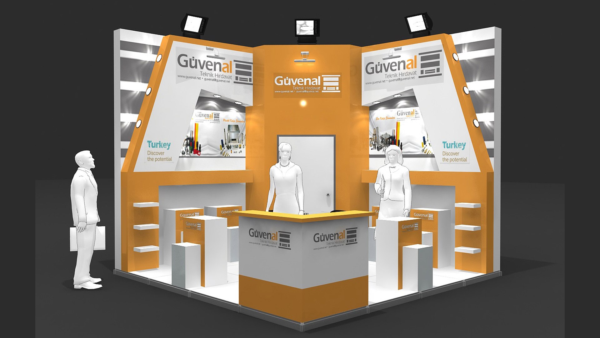 3D Exhibition Stand - ST0058 - TurboSquid 1868752