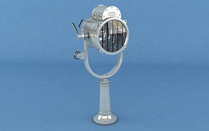 3D model marine searchlight