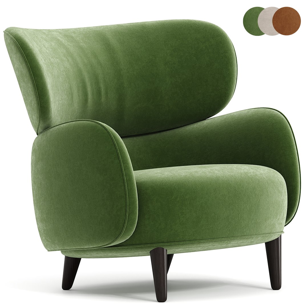 3D Armchair 97 TurboSquid 2194986