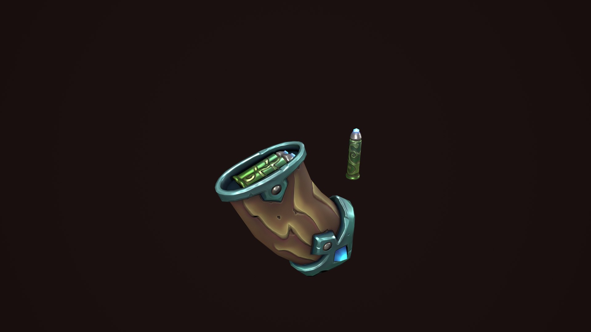 3D Pirate Assault Rifle Model - TurboSquid 2251559