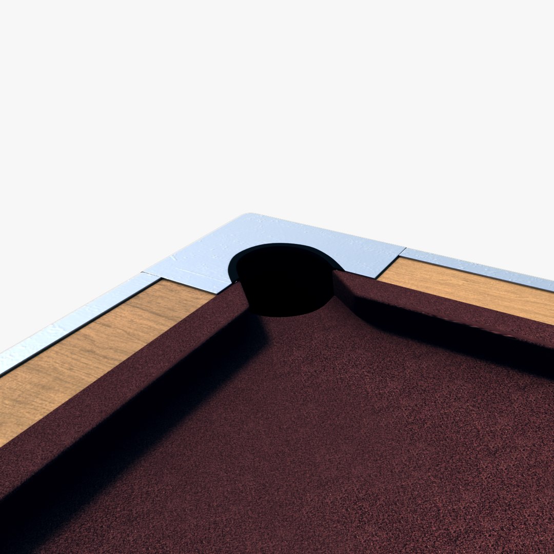 3d Model Of Pool Table