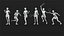 24 Tennis figures