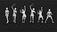 24 Tennis figures