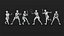 24 Tennis figures