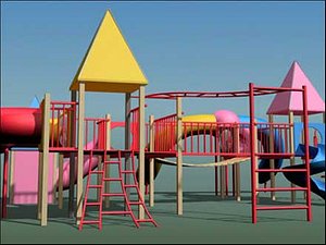 playground play 3d model