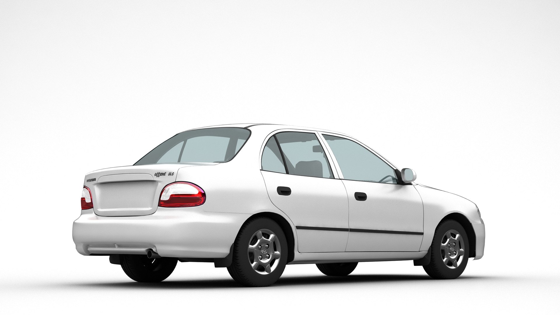 Hyundai Accent 1998 3D Model - TurboSquid 2010466