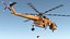 sikorsky s-64 skycrane firefighting 3D model
