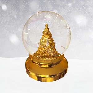 gift snow 3D model