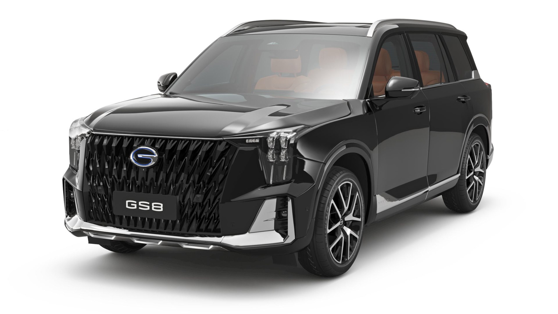 3D Model 2026 GAC GS8 6 Seats With Interior - TurboSquid 2444486