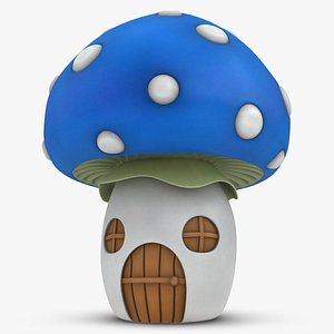 Mushroom House (Blue)