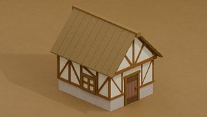 3D Medieval House Design 1