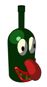 funny bottle 3d 3ds