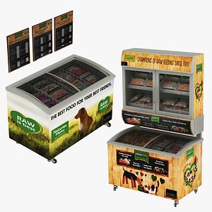 Pet Shop Natures Menu Pet Food Fridge 1 and 2