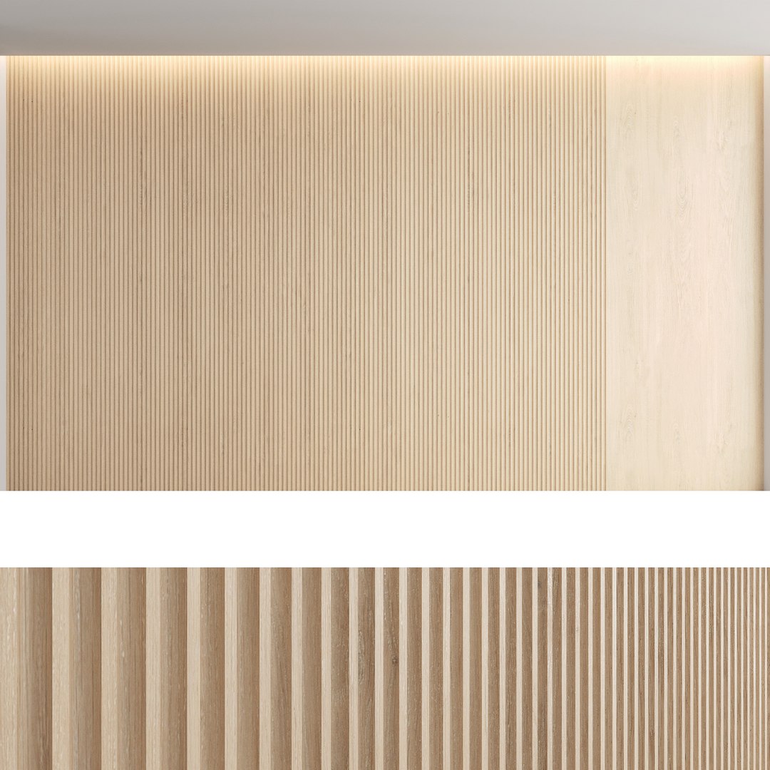 3D Wood Wall Panels - TurboSquid 1532249